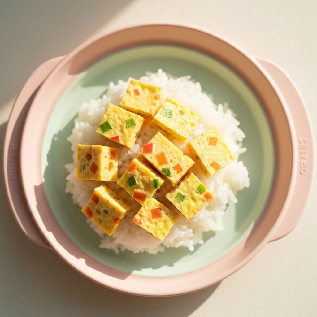 ข้าวไข่เจียวผัก